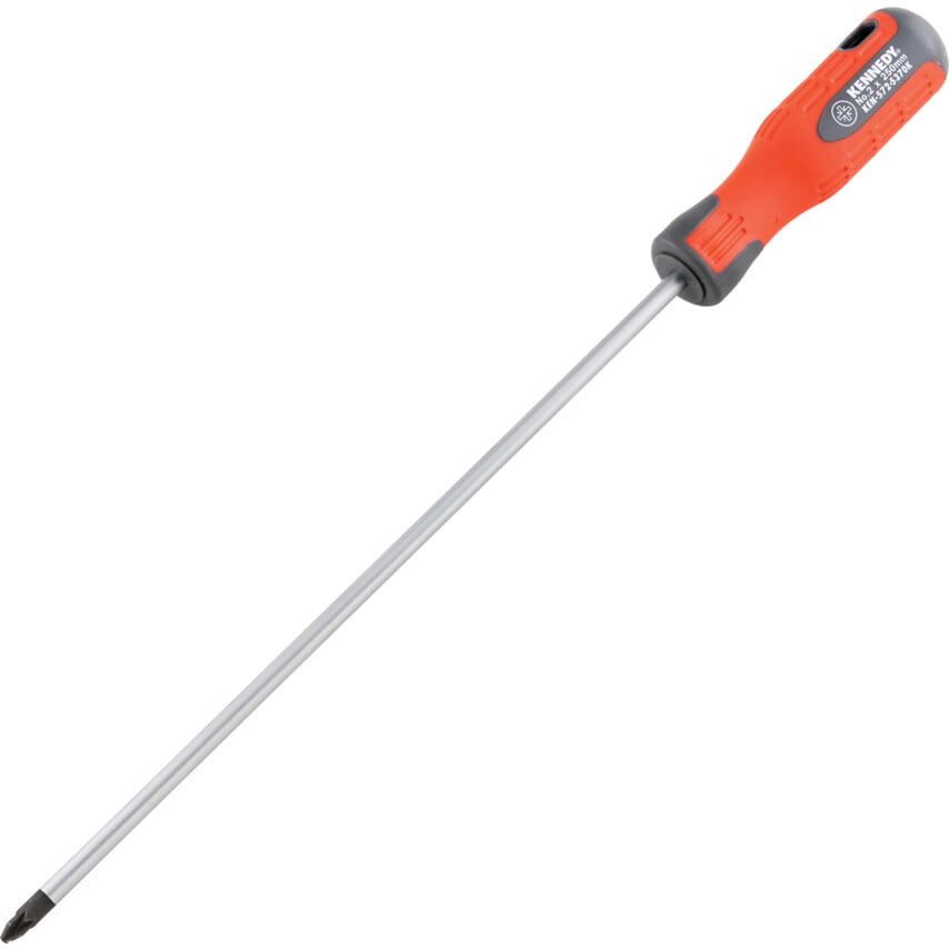 Pro-torq Pozi Screwdriver, No.2 Pozi Tip, 250mm Blade