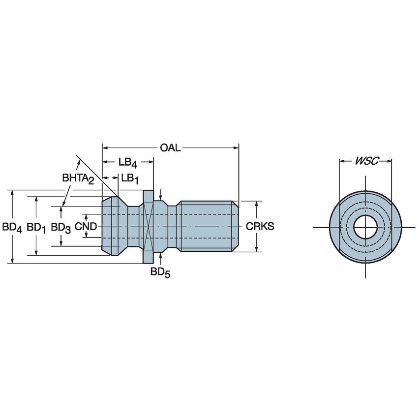 Pull Stud PS-V50C-45-008