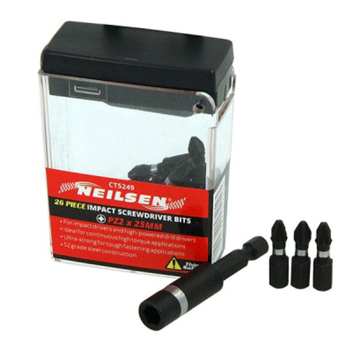 Pz2 x 25mm Impact Bit 25 Piece Tub
