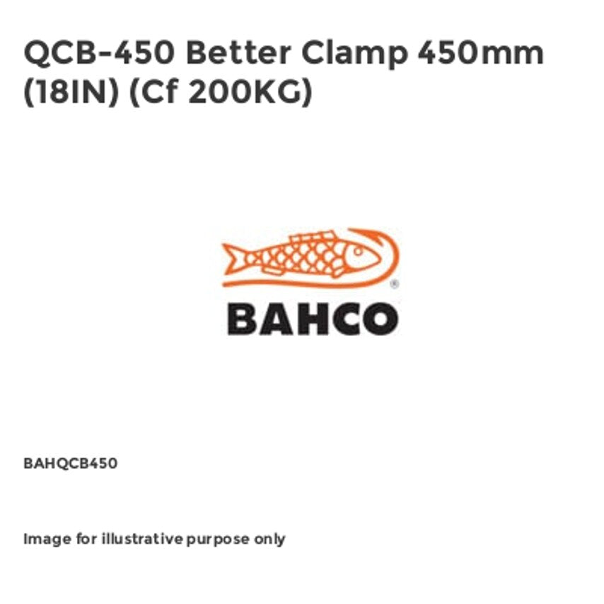QCB-450 Better Clamp 450mm (18IN) (Cf 200KG) BAHQCB450