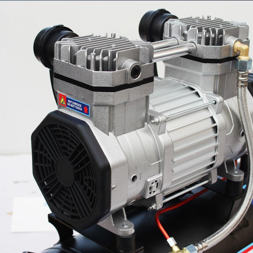 QT Air DD 1.5HP 24 Liter Ultra Low Noise Oil-Free Direct Drive Compressor