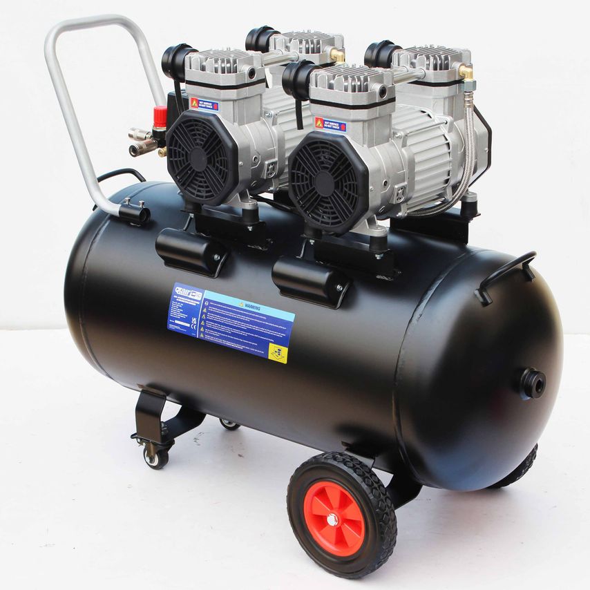 QT Air DD 3HP 100 Liter Ultra Low Noise Oil-Free Direct Drive Compressor