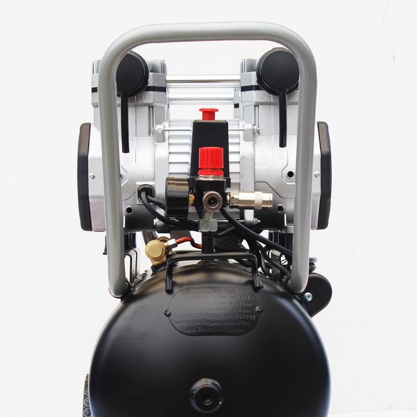QT Air DD 3HP 50 Liter Ultra Low Noise Oil-Free Direct Drive Compressor