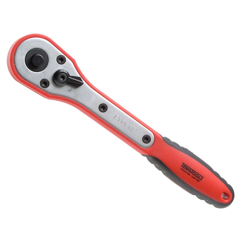 Quick-Release Reversible Ratchet 45 Tooth Fibre Handle - 1/2in Drive TEN1200FRP