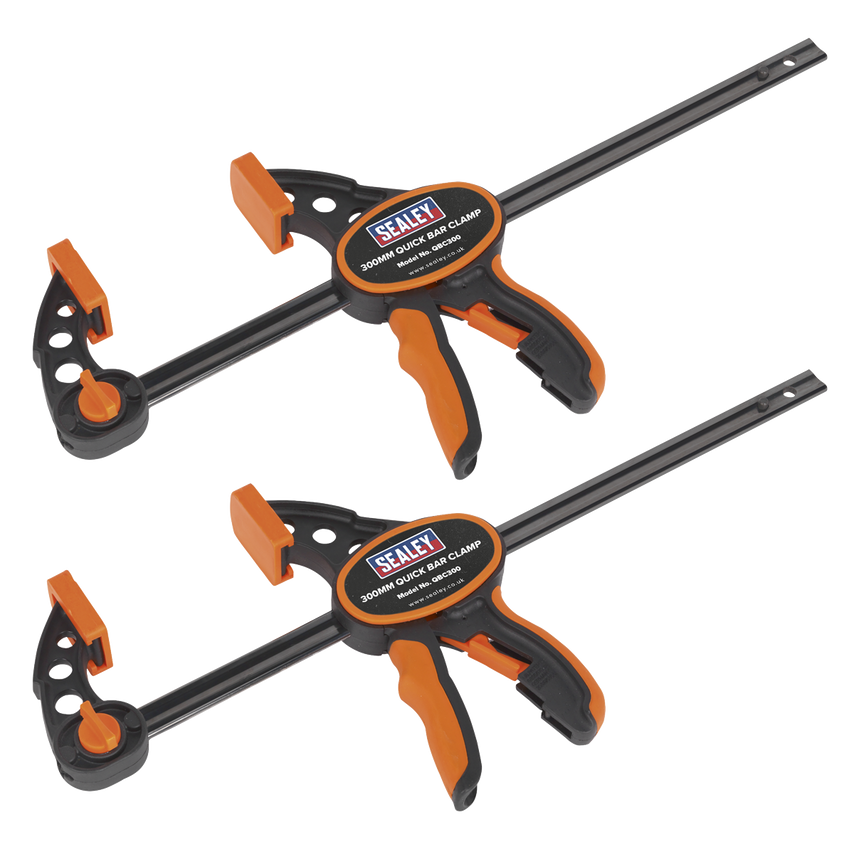 Quick Bar Clamp 300mm -2 Piece Set