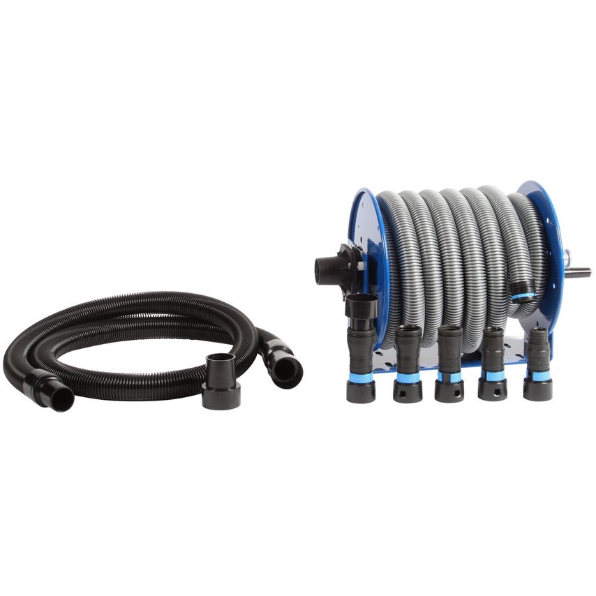 Quick Click 9m Hose Reel with Power Tool Hose and Adaptors