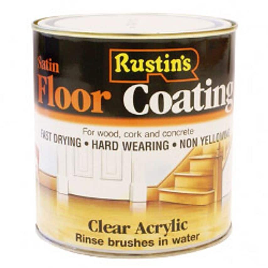 Quick Dry Acrylic Floor Coating Satin 1L
