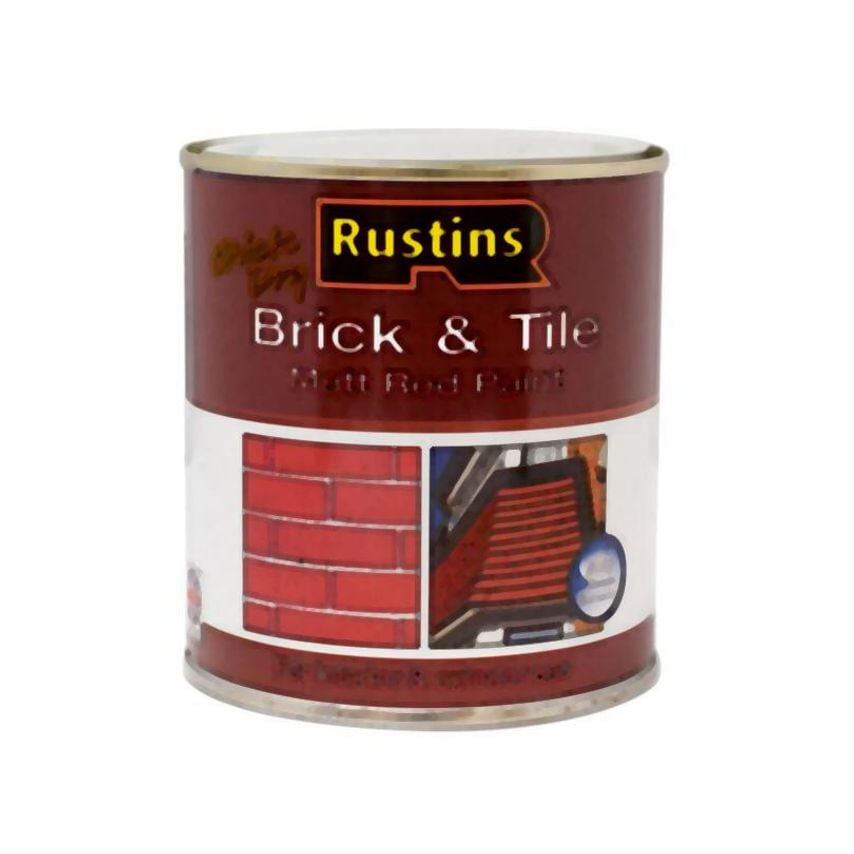 Quick Dry Brick & Tile Paint Matt Red 250ml RUSBTPMR250Q