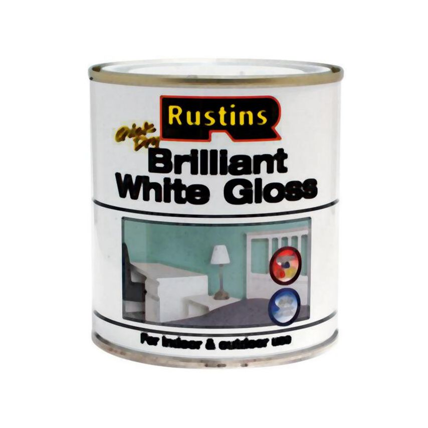Quick Dry Brilliant White Gloss 500ml