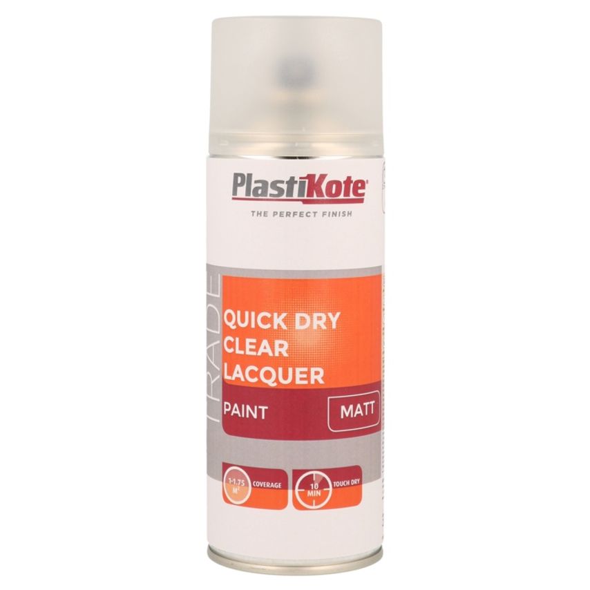 Quick Dry Clear Lacquer 400ml Matt