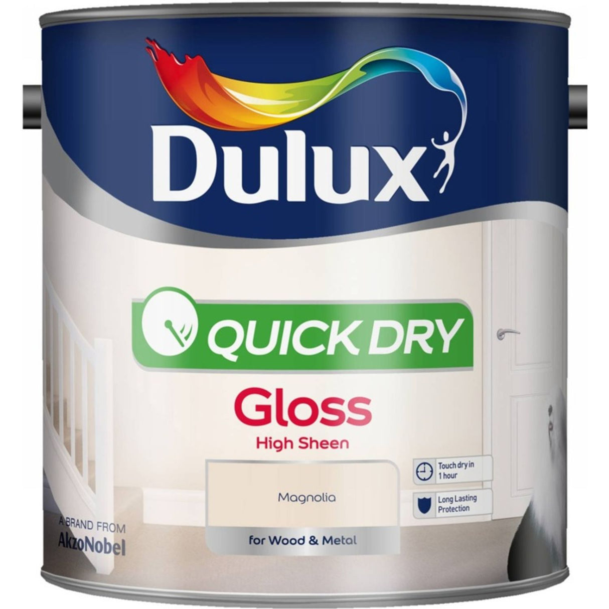 Quick Dry Gloss 2.5 Litre Magnolia
