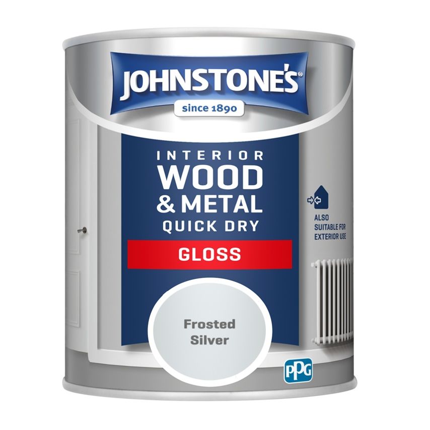 Quick Dry Gloss 750ml Frosted Silver