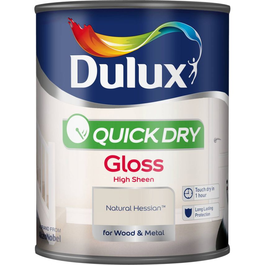 Quick Dry Gloss 750ml Natural Hessian