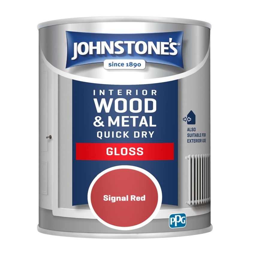 Quick Dry Gloss 750ml Signal Red