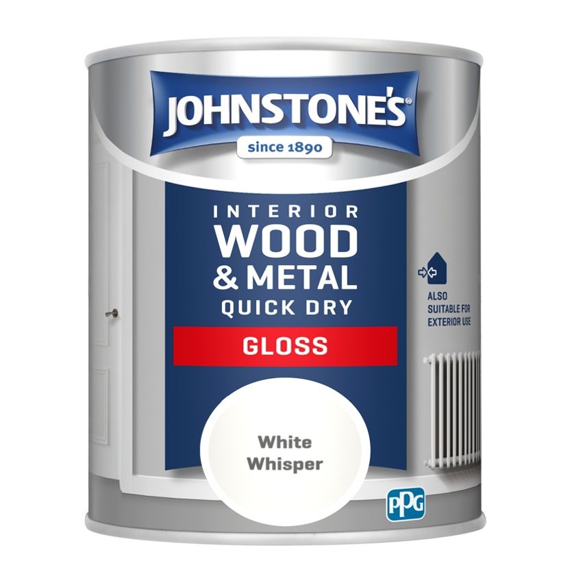 Quick Dry Gloss 750ml White Whisper