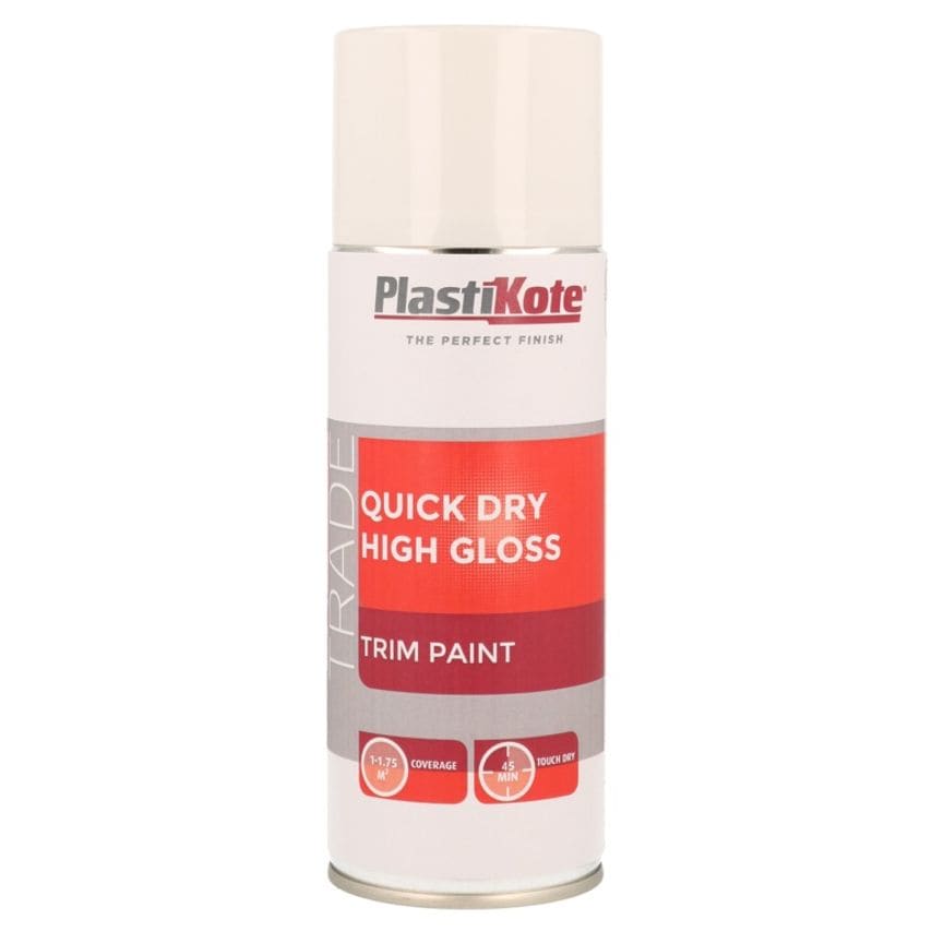 Quick Dry High Spray 400ml White Gloss