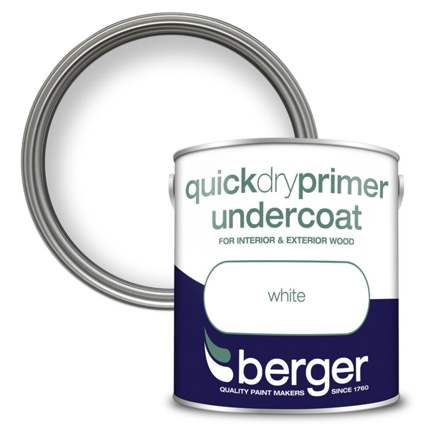 Quick Dry Primer Undercoat 2.5L White