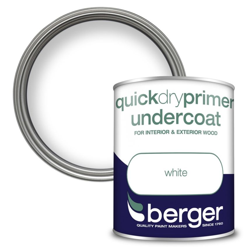Quick Dry Primer Undercoat 750ml White