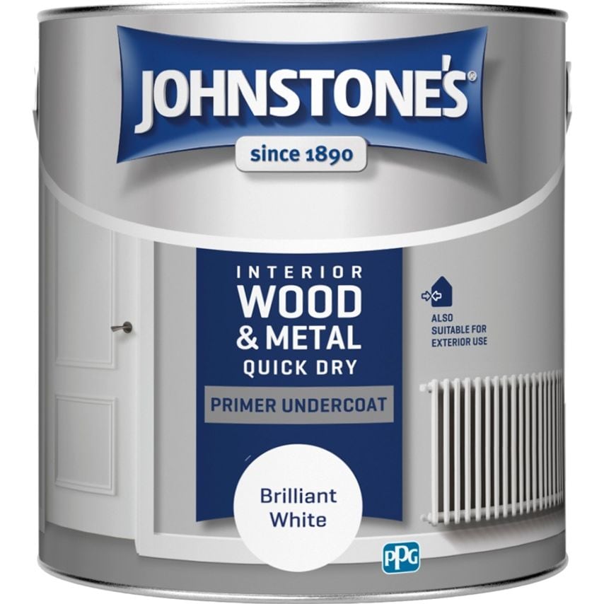 Quick Dry Primer Undercoat - Brilliant White 2.5L