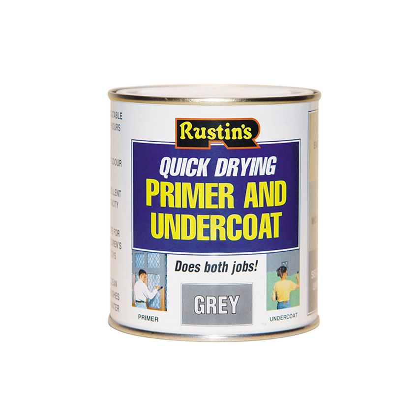Quick Dry Primer & Undercoat Grey 250ml RUSQDPUG250