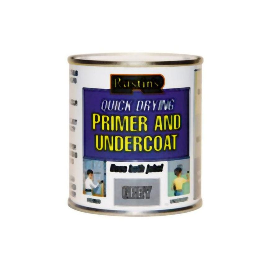 Quick Dry Primer & Undercoat Grey 500ml RUSQDPUG500