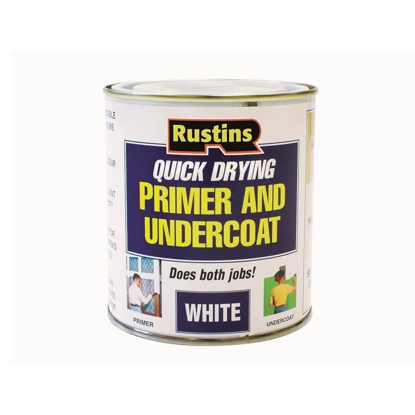 Quick Dry Primer & Undercoat White 500ml RUSQDWPUC500