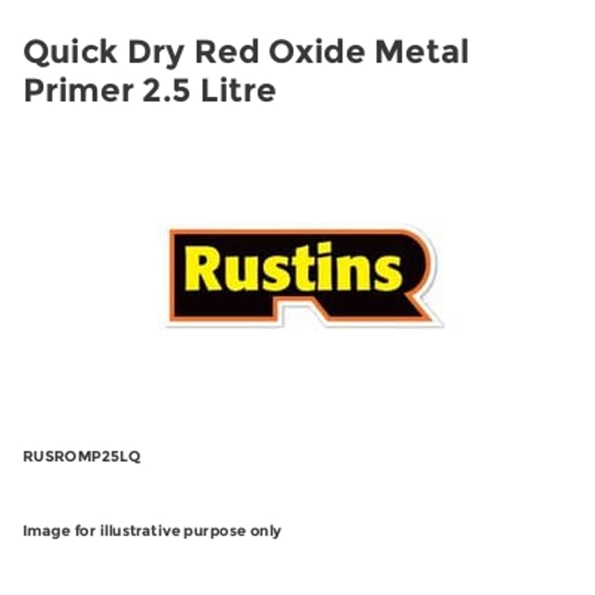 Quick Dry Red Oxide Metal Primer 2.5 Litre