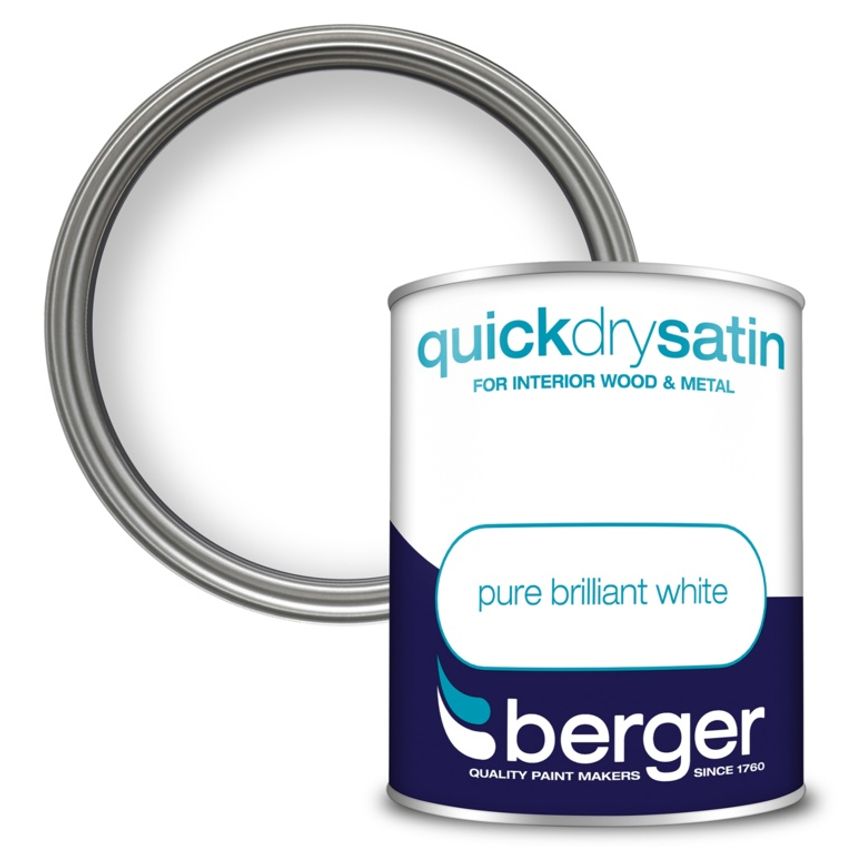 Quick Dry Satin 750ml Brilliant White - 5090637