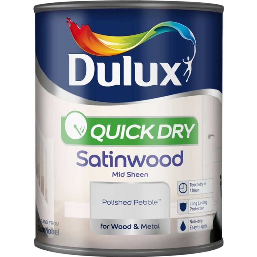 Quick Dry Satinwood 750ml Polished Pebble