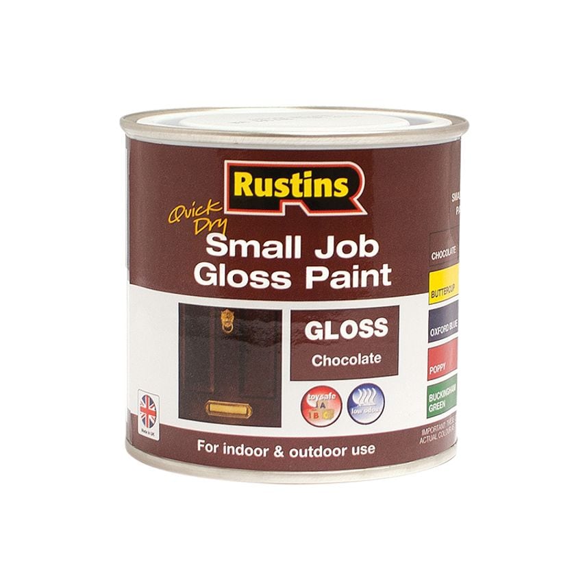 Quick Dry Small Job Gloss Paint Chocolate 250ml