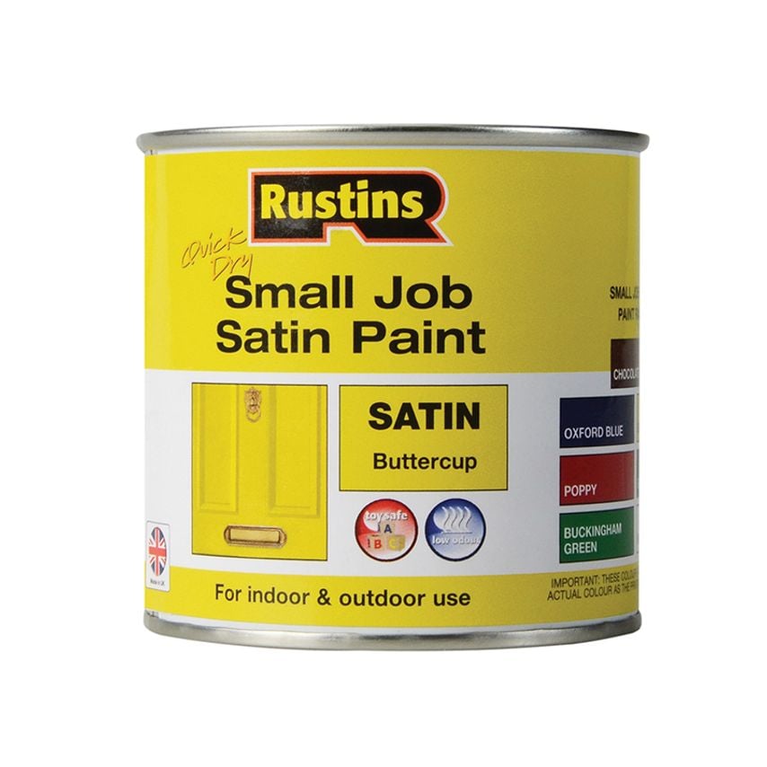 Quick Dry Small Job Satin Paint Buttercup 250ml RUSSJPSBUTQD