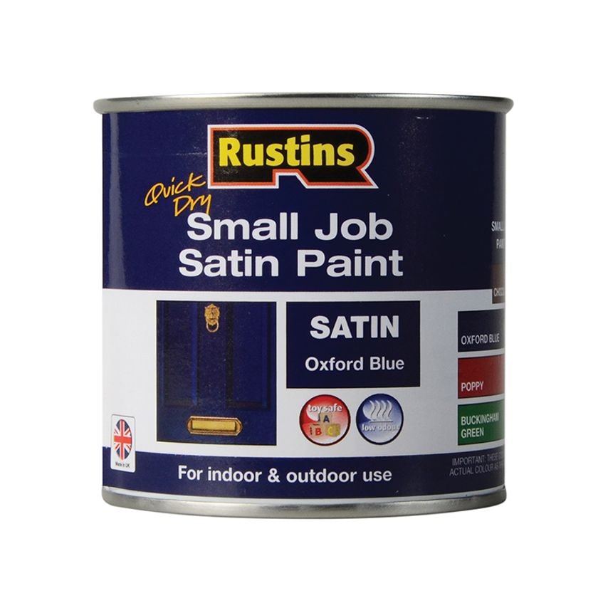 Quick Dry Small Job Satin Paint Oxford Blue 250ml