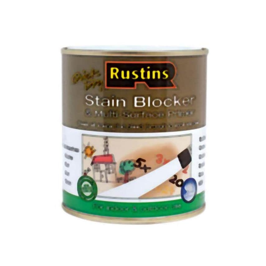Quick Dry Stain Block & Multi Surface Primer 1 litre RUSQDSBP1L