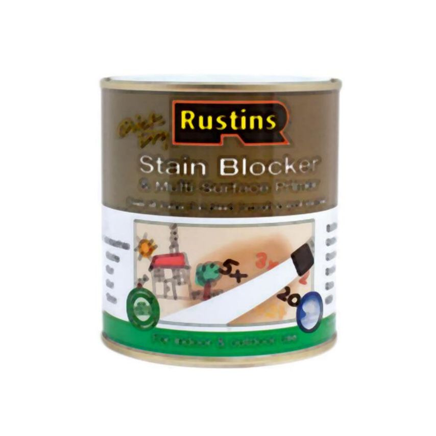 Quick Dry Stain Block & Multi Surface Primer 250ml RUSQDSBP250