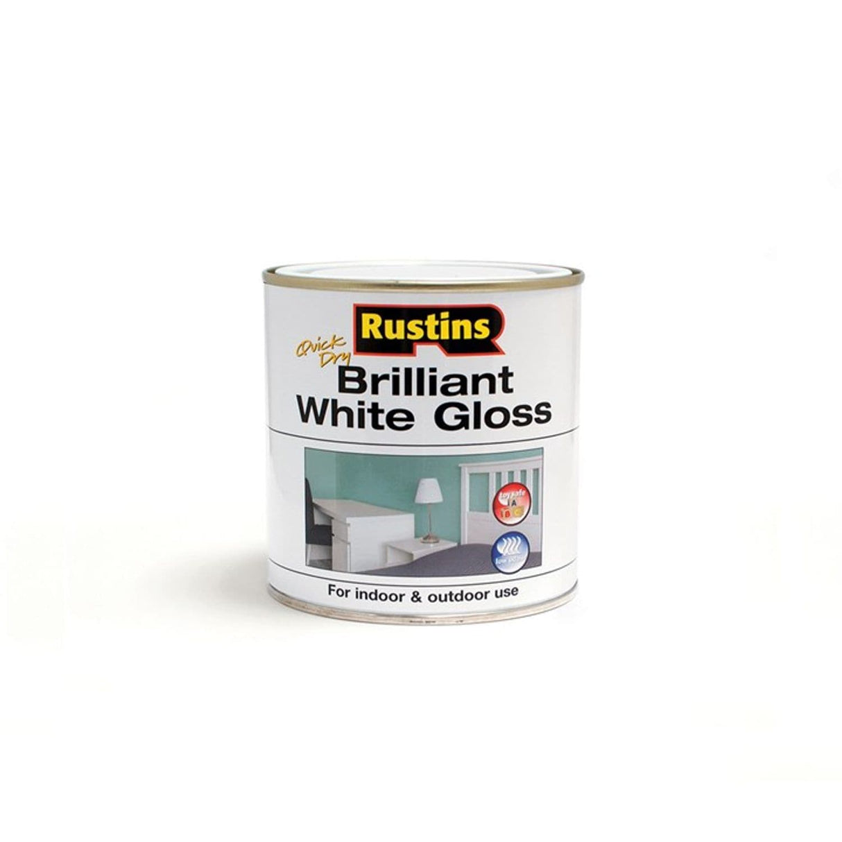 Quick Dry White Gloss Paint 250ml (WHIGW250)