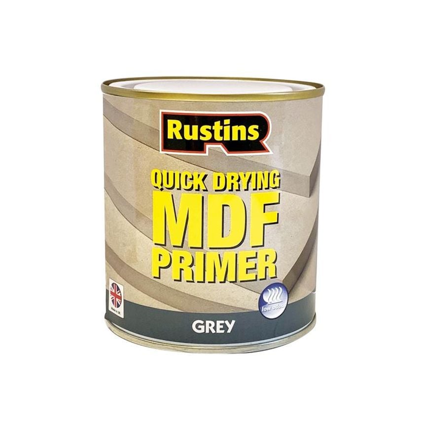 Quick Drying MDF Primer Grey 500ml RUSQDMDFP500
