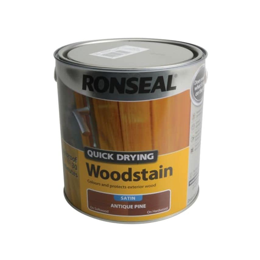 Quick Drying Woodstain Satin Antique Pine 2.5 litre