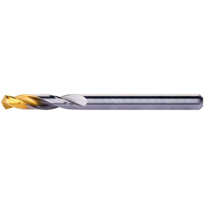 R023 5.20 mm Carbide Tin Tip Stub Drill DIN6539