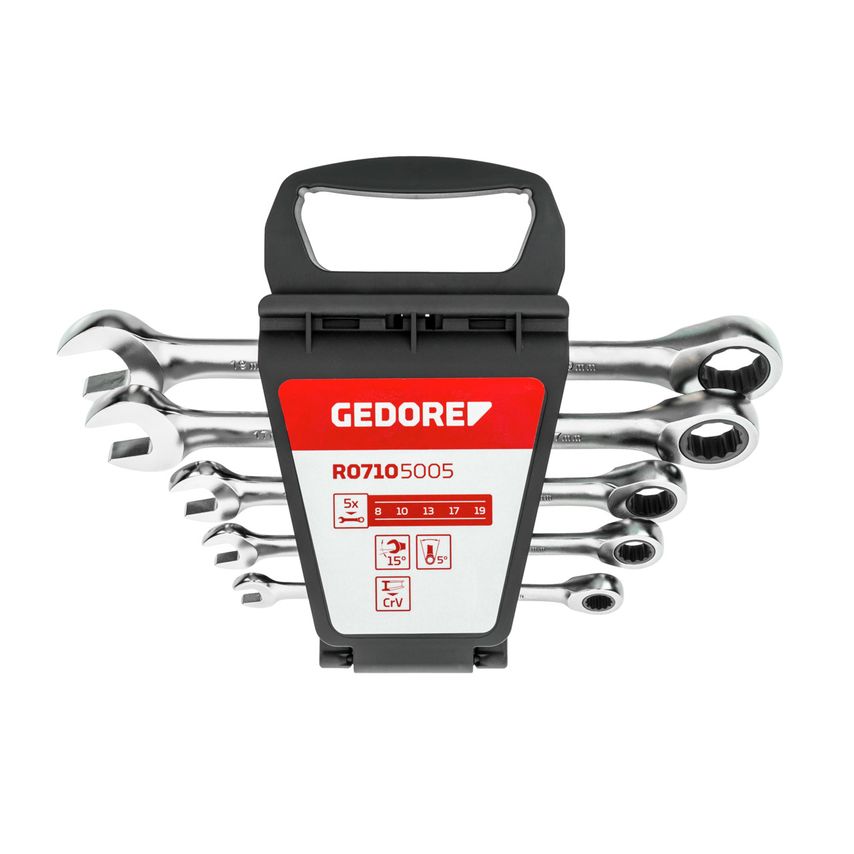 R07105005 Ratchet Wrench Set, 5 PC