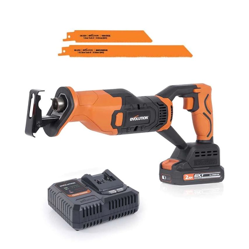 R150RCP-Li Reciprocating Saw 18v Multi Blades Loaded Including 2Ah Battery/Single Charger