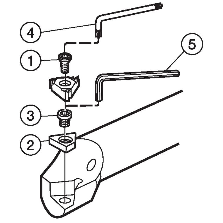 R166.0KF 10E-11 Toolholder