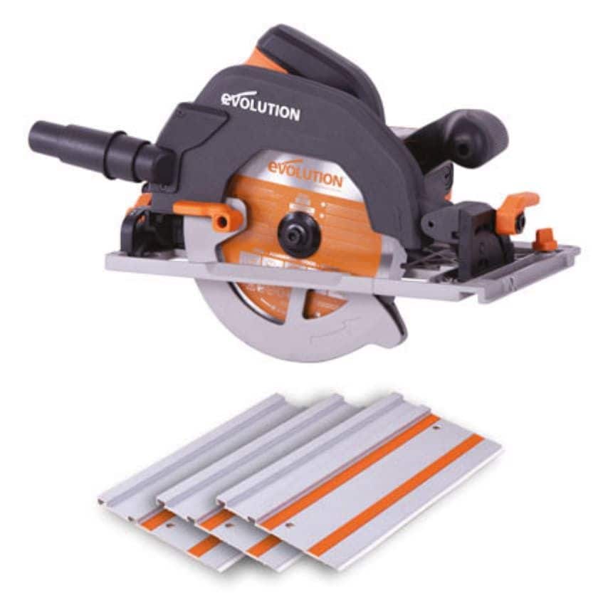 R185CCSX 185MM Multi-material Circular Saw Track Combo Pack 230V