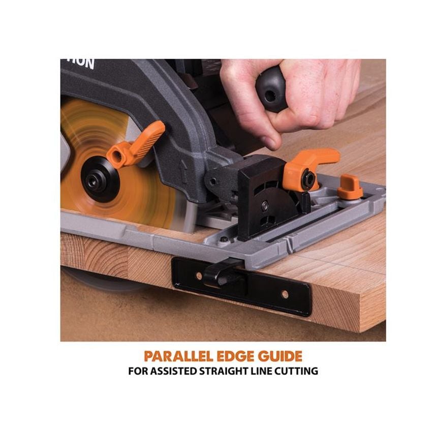 R185CCSX+ Circular Track Saw 185mm 1600W 110V EVLR185CSXPL