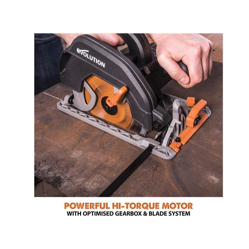 R185CCSX+ Circular Track Saw 185mm 1600W 240V EVLR185CSXP