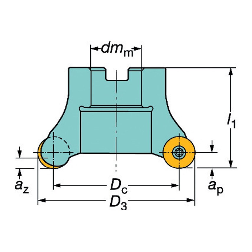 R200-038Q22-12L Face Mill