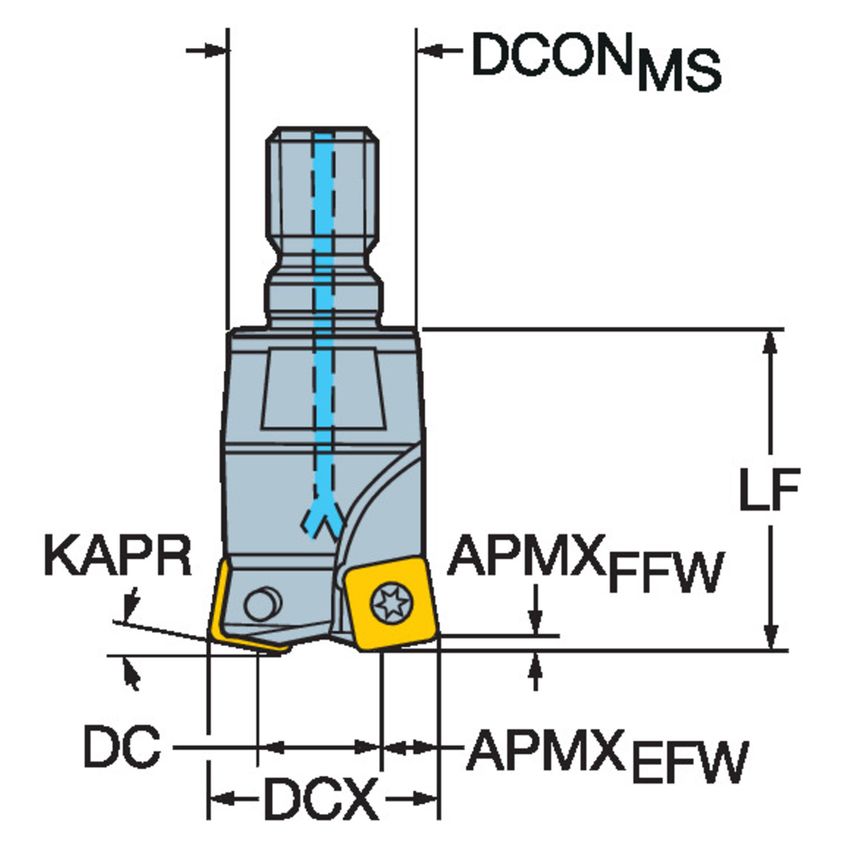 R210-032T16-09M Face Mill