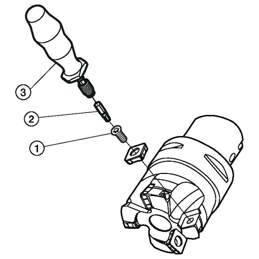 R210-052C5-09M Face Mill