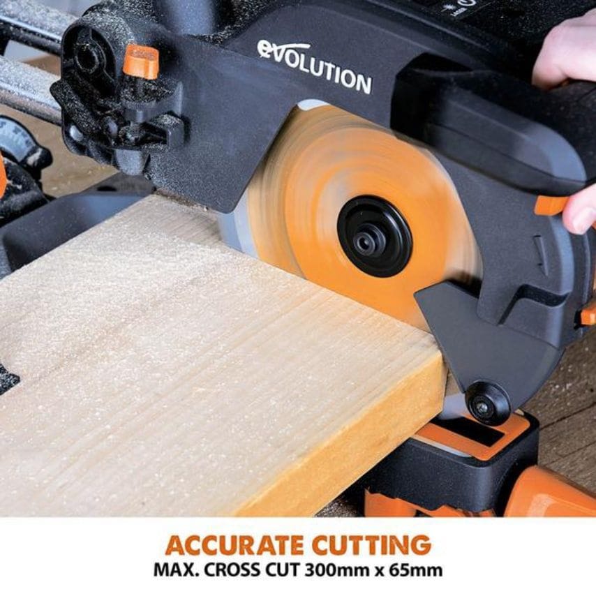 R210SMS-300+ Multi-material Sliding Mitre Saw with Plus Pack 110V