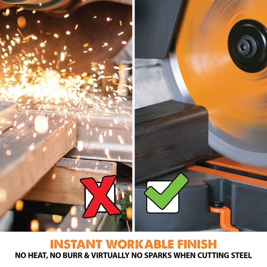 R210SMS+ 210MM Multi Purpose Single Bevel Sliding Compound Mitre Saw 110V