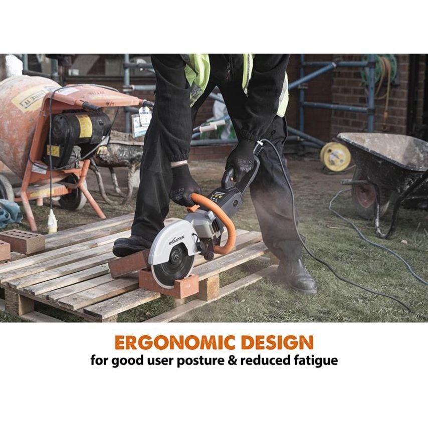 R230DCT 230mm Disc Cutter 1600W 110V EVLR230DCTNL